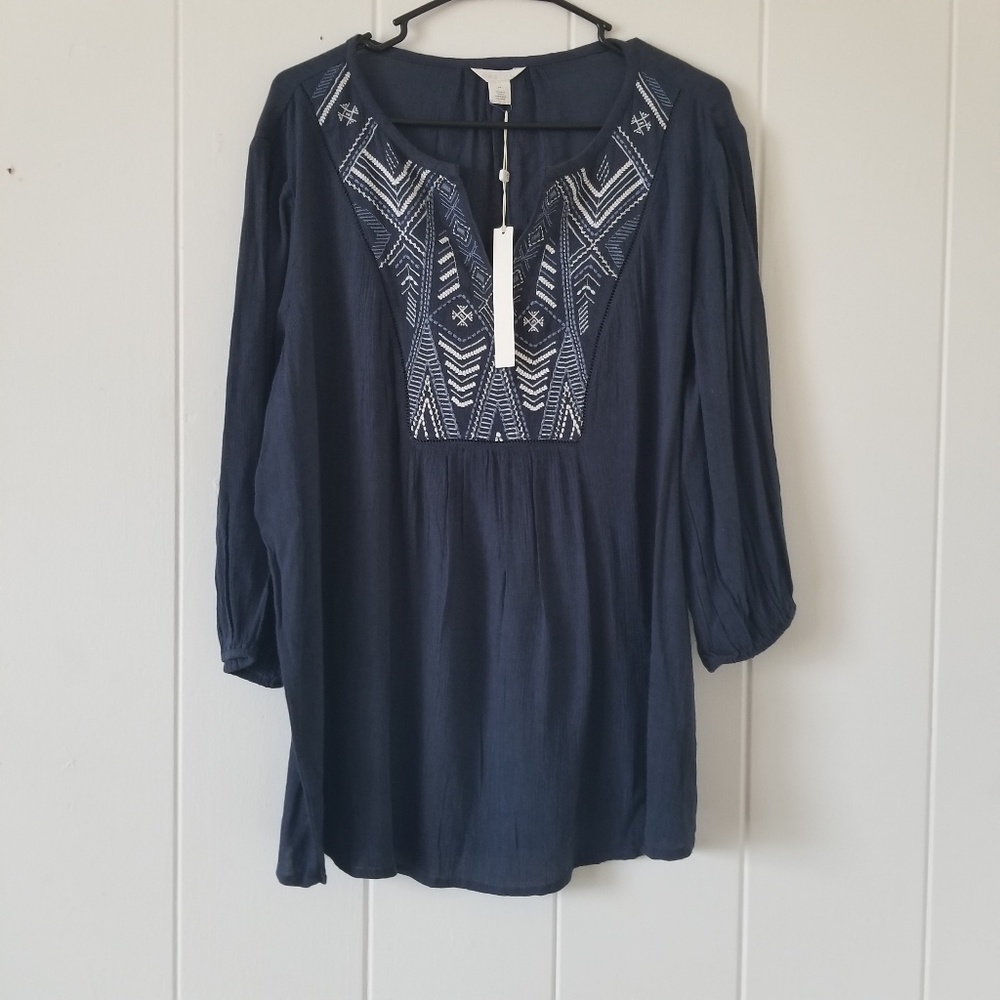 Caslon Boho Tunic Top